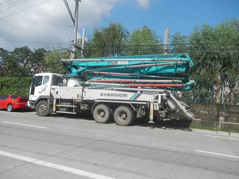 Concrete boom-pump placement